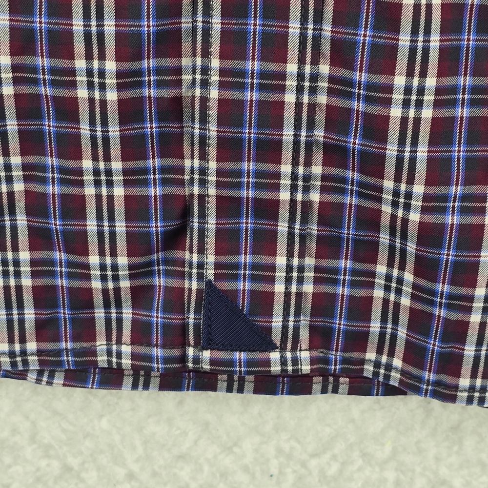 UNTUCKit Men's‎ XXX Large Plaid Button Down Shirt Long Sleeve Nylon Spandex - Picture 10 of 11